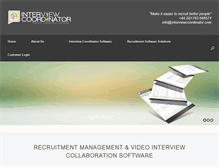 Tablet Screenshot of interviewcoordinator.com